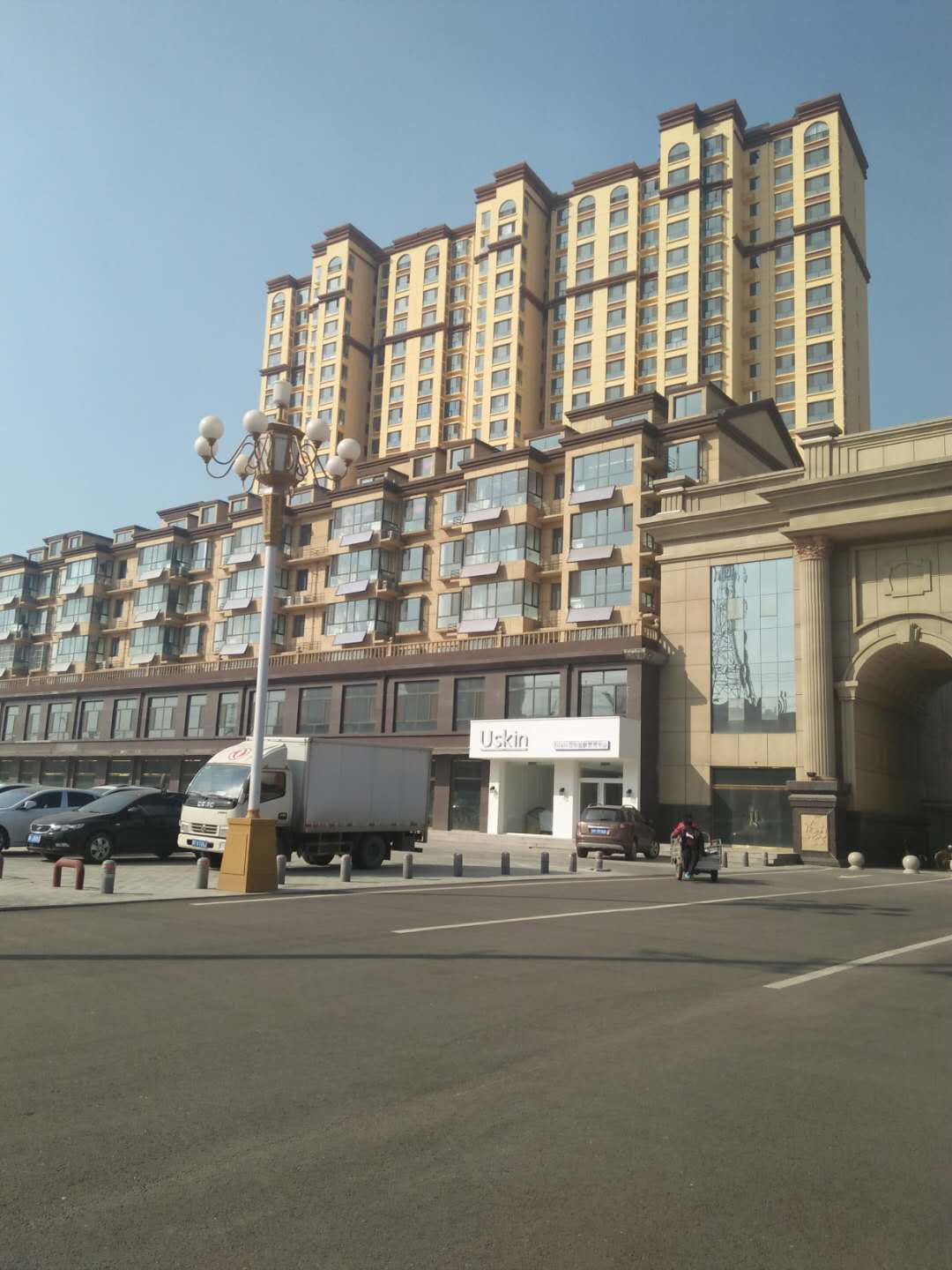 定州街道实拍,定州高档小区街景