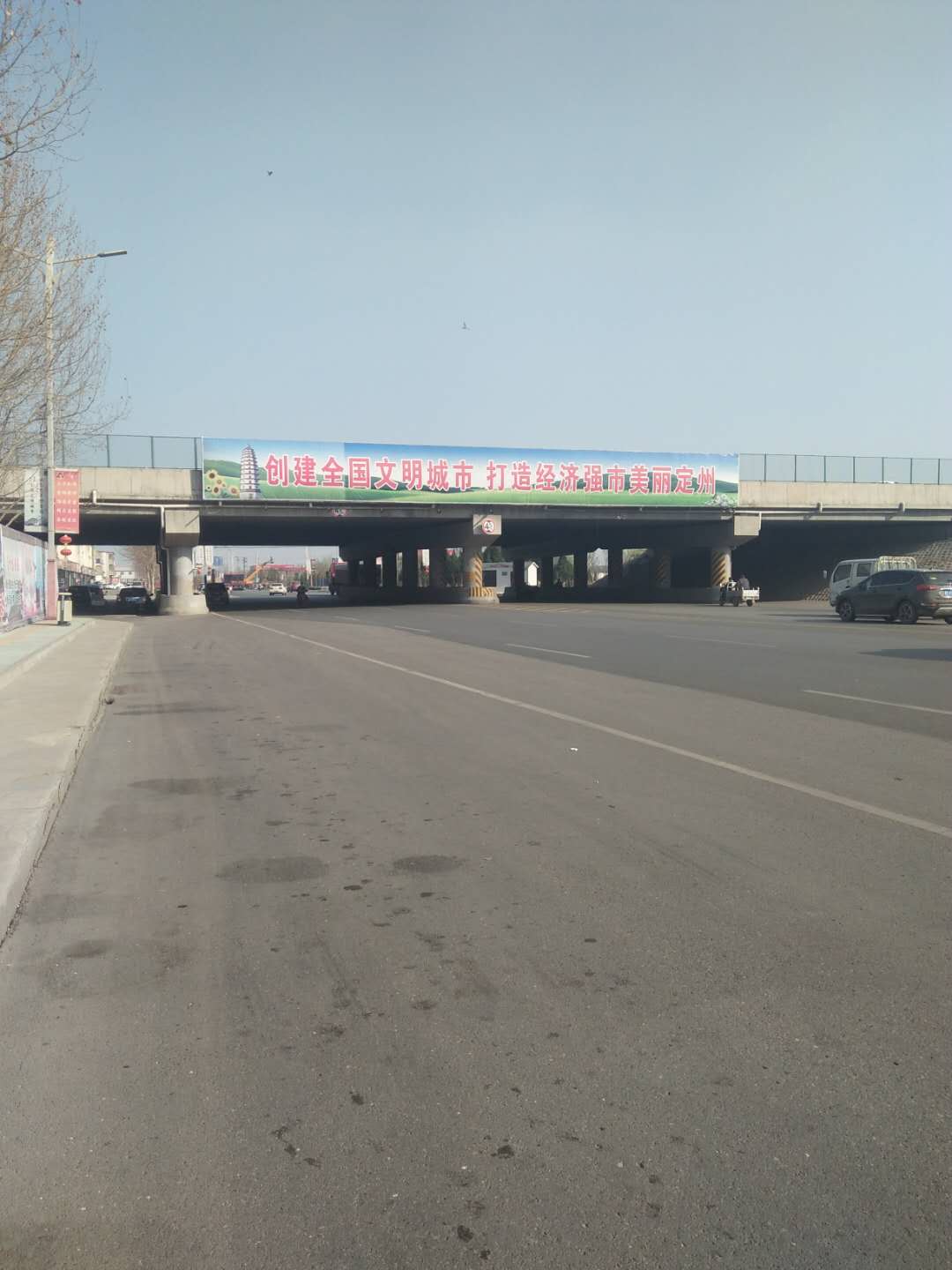 定州街道实拍,定州高档小区街景