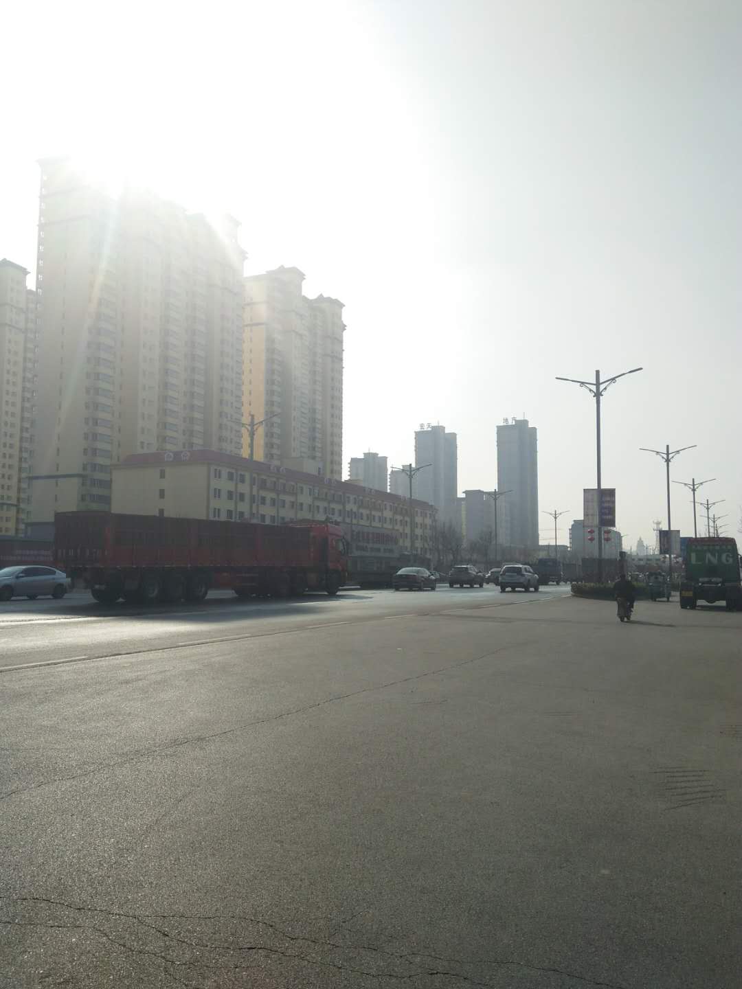 定州街道实拍,定州高档小区街景