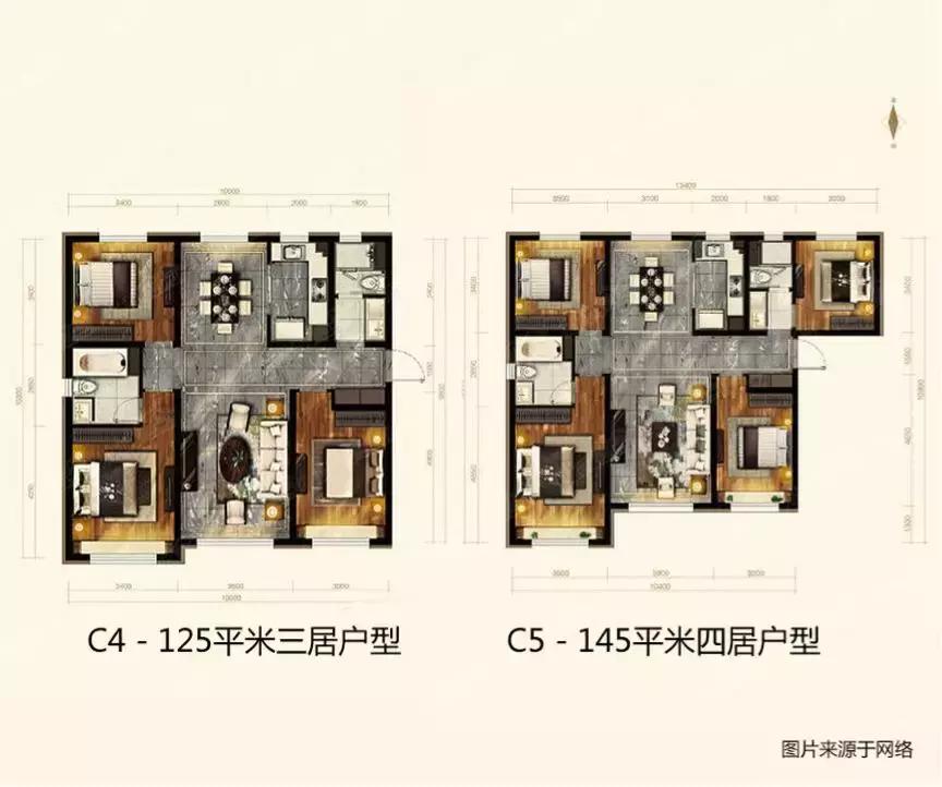 厦门中海寰宇天下别墅户型,福州中海寰宇天下户型方案图