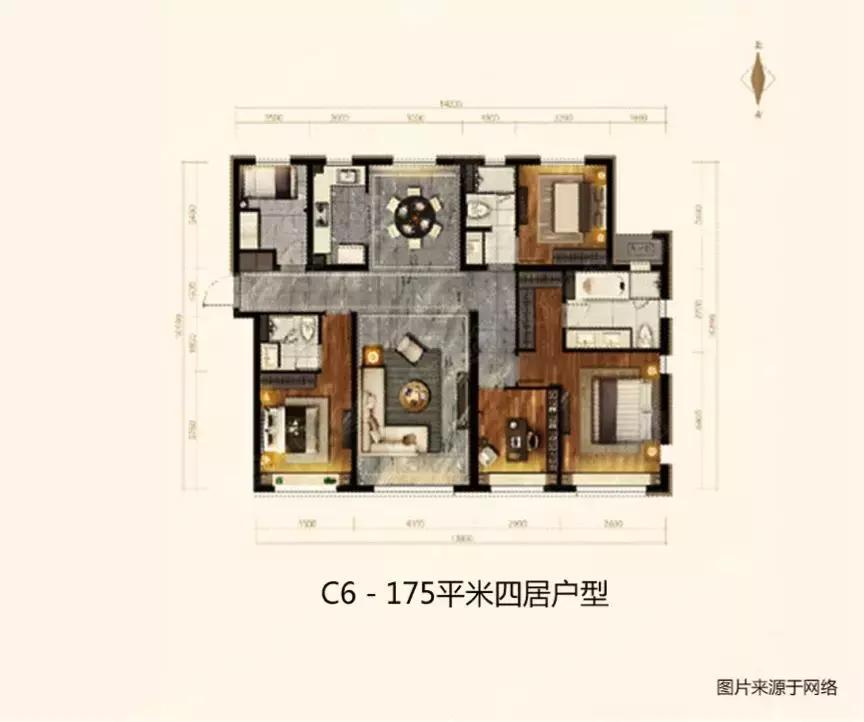 厦门中海寰宇天下别墅户型,福州中海寰宇天下户型方案图