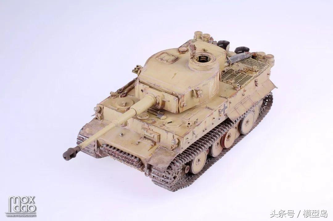 “混装”虎I田宫北非型乱改–模型作品