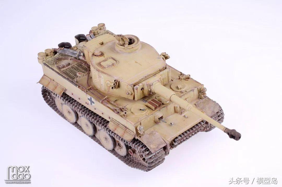 “混装”虎I田宫北非型乱改–模型作品