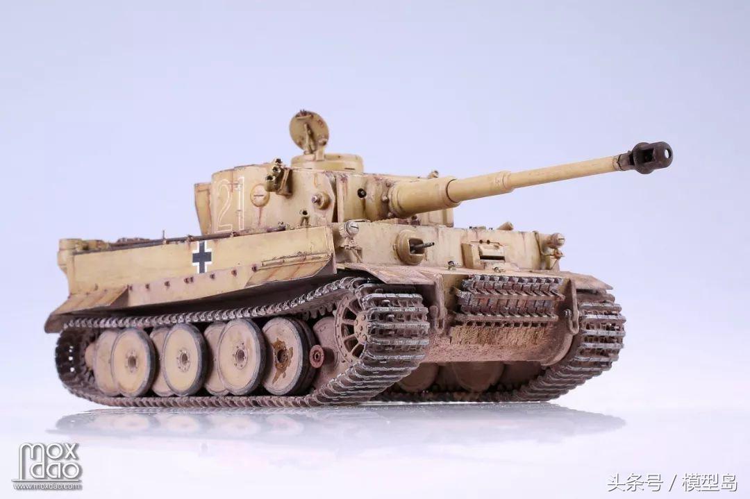 “混装”虎I田宫北非型乱改–模型作品