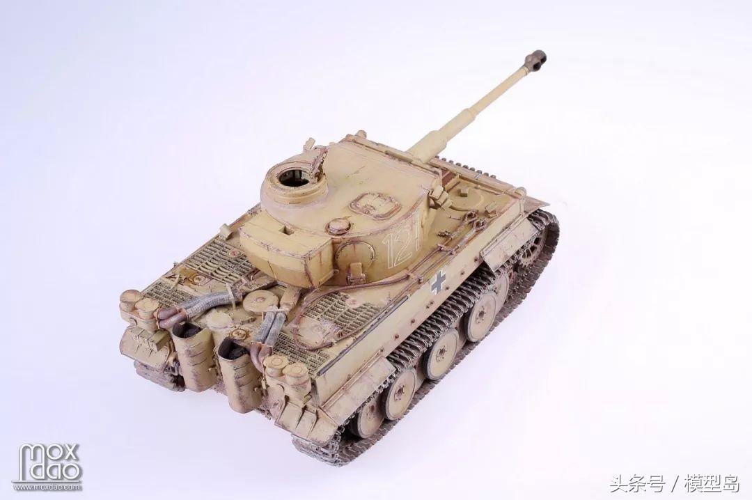 “混装”虎I田宫北非型乱改–模型作品