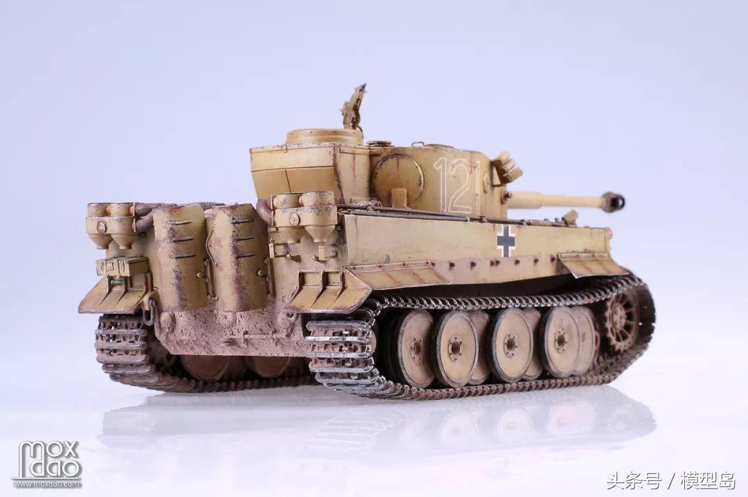 “混装”虎I田宫北非型乱改–模型作品