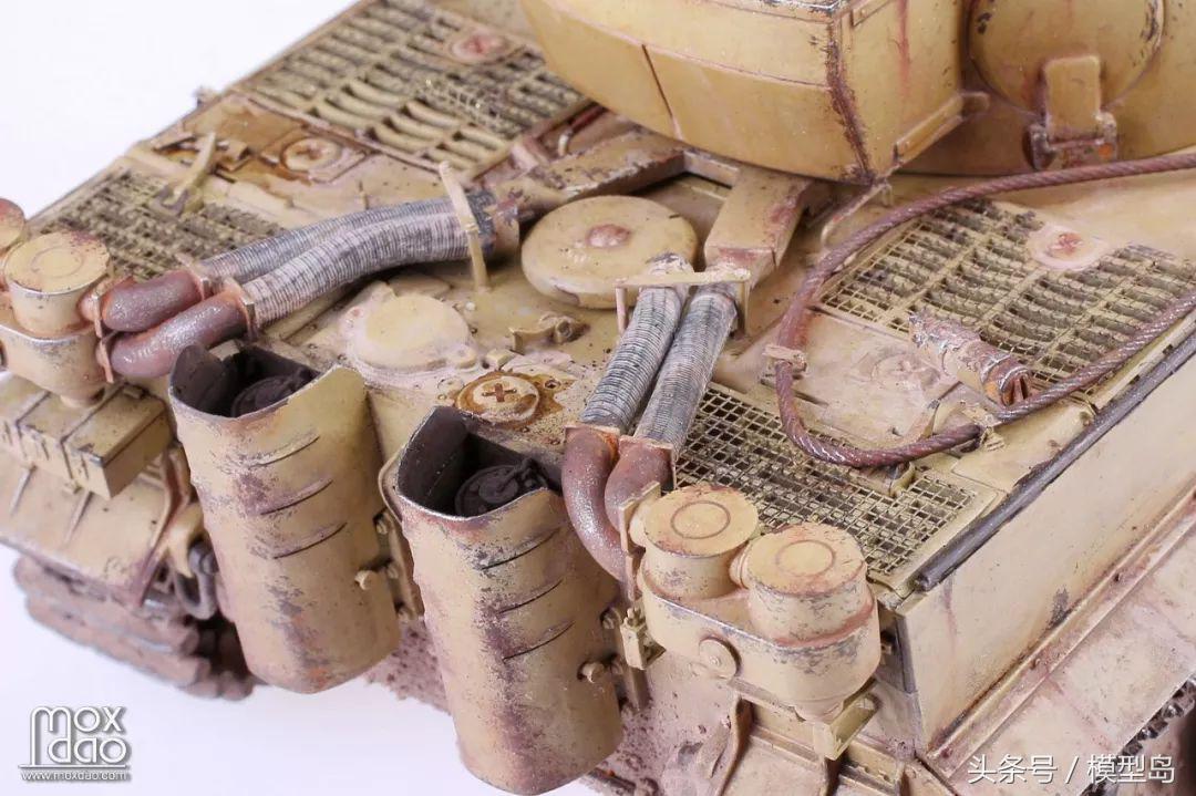 “混装”虎I田宫北非型乱改–模型作品