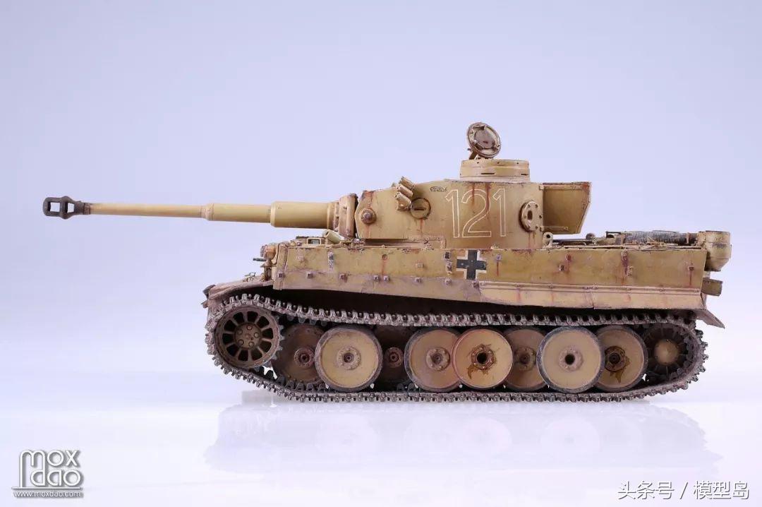 “混装”虎I田宫北非型乱改–模型作品