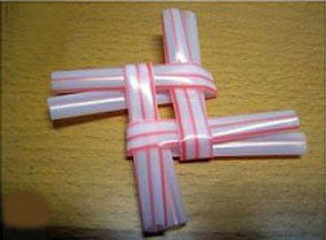 幼儿手工收纳袋不织布,3-6岁幼儿手工编织收纳盒