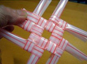 幼儿手工收纳袋不织布,3-6岁幼儿手工编织收纳盒