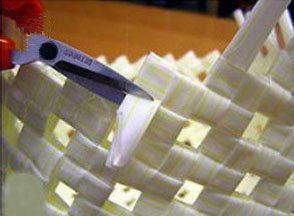 幼儿手工收纳袋不织布,3-6岁幼儿手工编织收纳盒