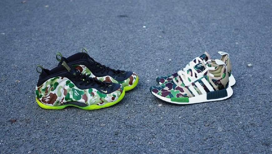 bape联名puma鞋,bape嘻哈歌手联名