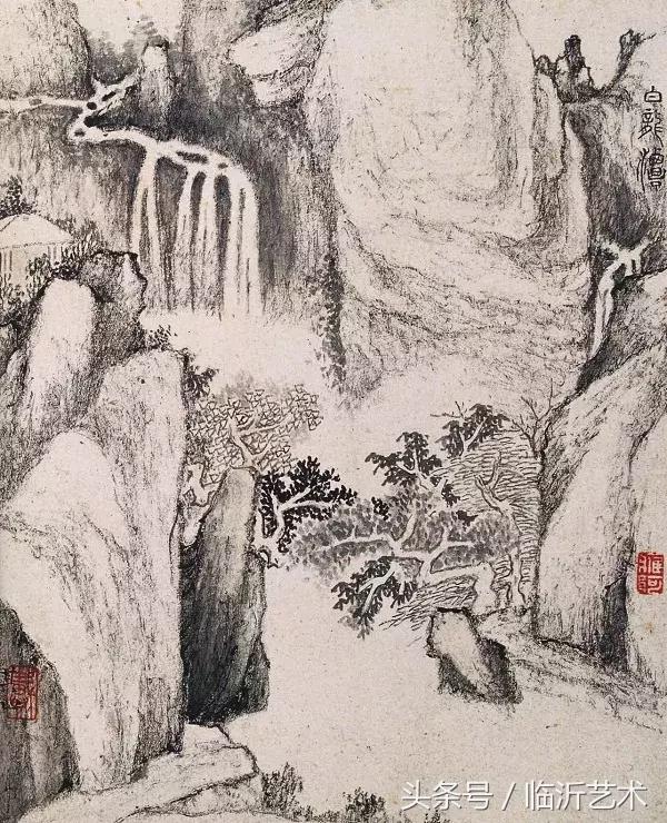 书法枯笔,枯笔之境的图片