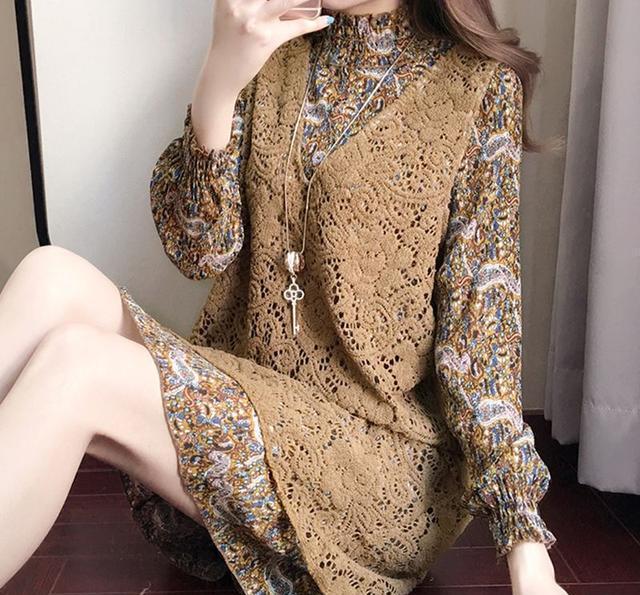 通勤优雅早春连衣裙搭配什么外套,穿衣搭配女气质连衣裙春夏两件