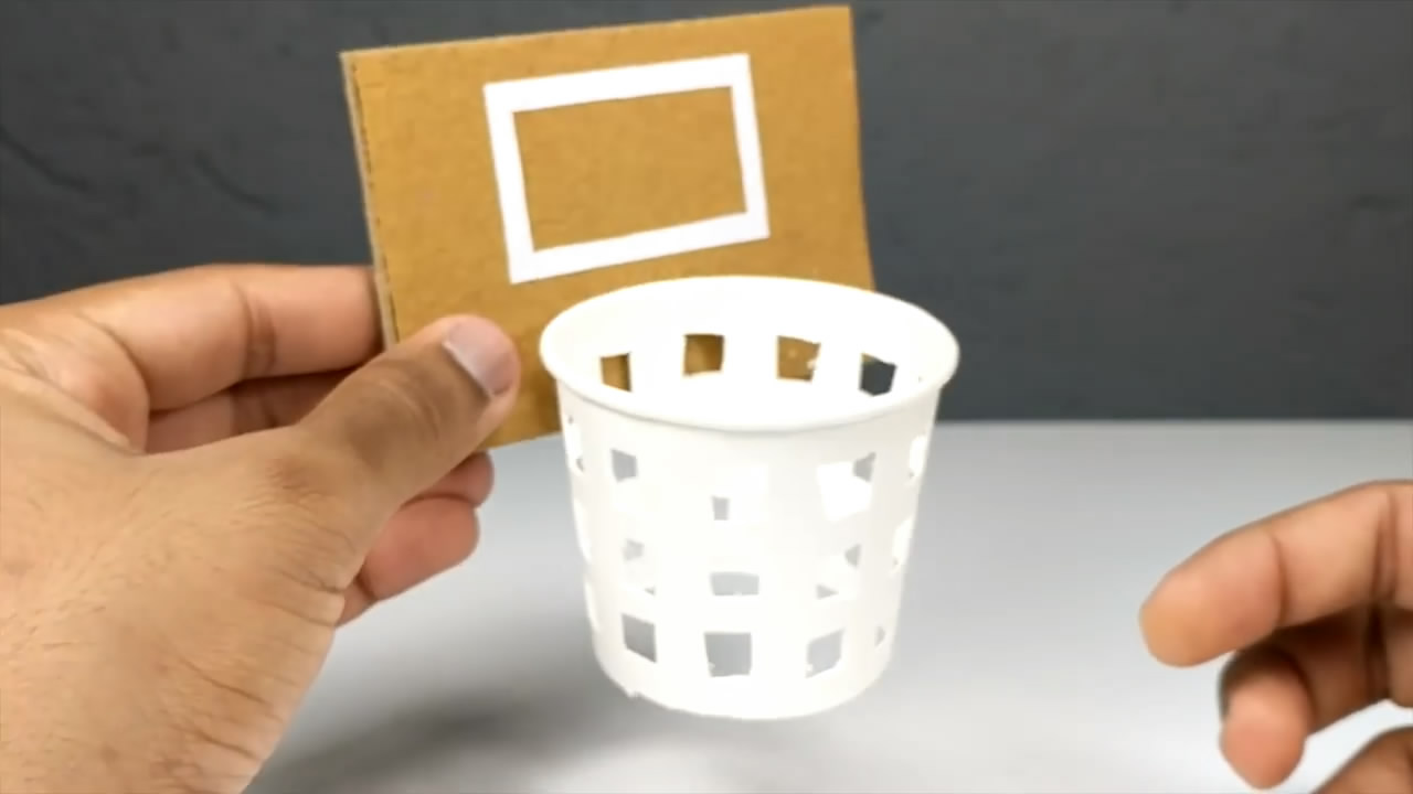 diy手工制作篮球,手工diy篮球框纸板