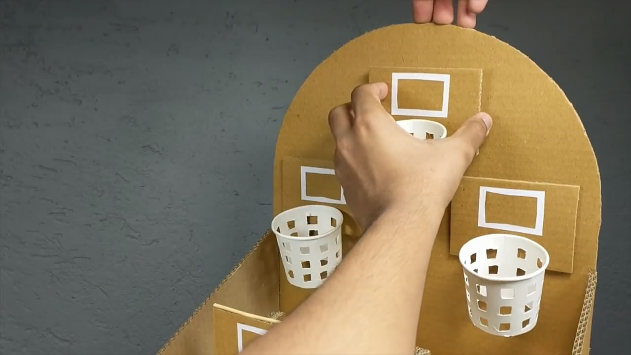 diy手工制作篮球,手工diy篮球框纸板