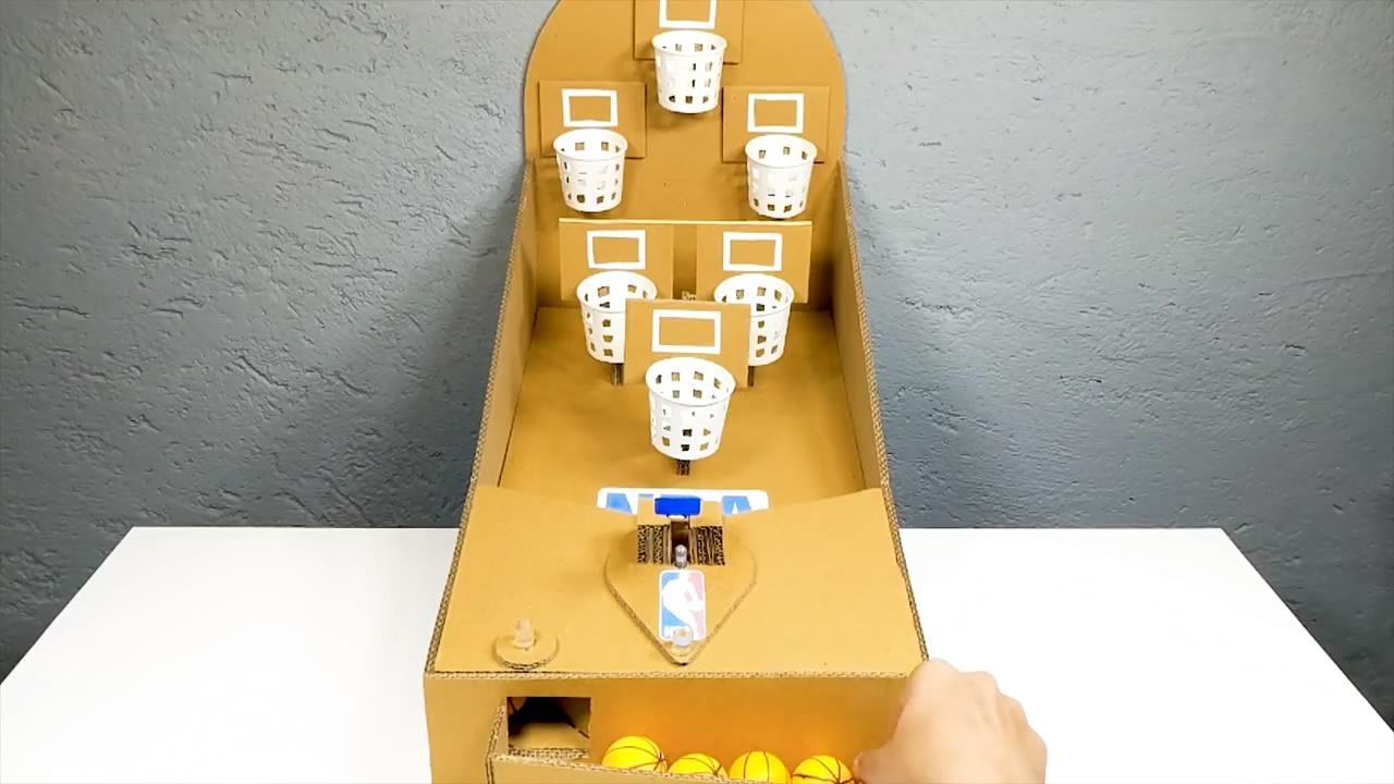 diy手工制作篮球,手工diy篮球框纸板