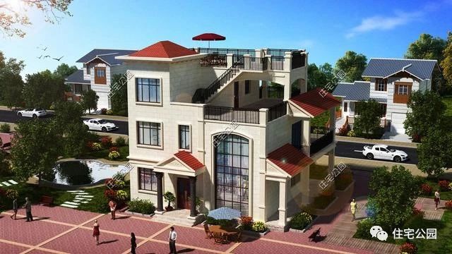 农村自建房平屋顶和坡屋顶结合,农村别墅坡屋顶哪种最实惠