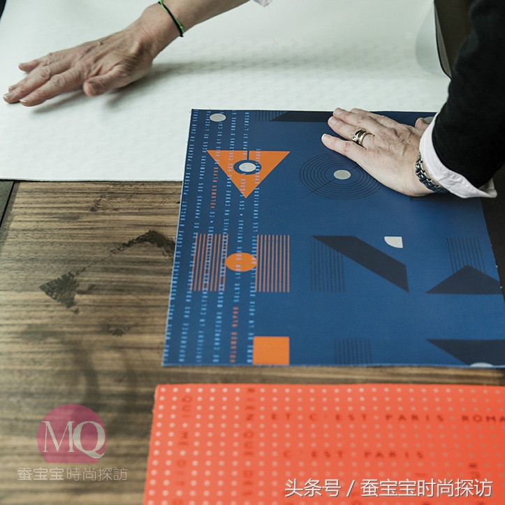 迷彩丝影-专访法国丝印大师VeroniqueFremy盛放法国的东土之花