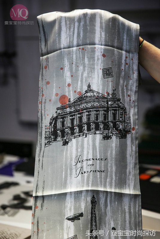 迷彩丝影-专访法国丝印大师VeroniqueFremy盛放法国的东土之花