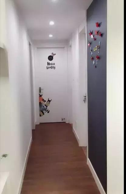 一字走廊改造,出门就是过道式走廊如何改造