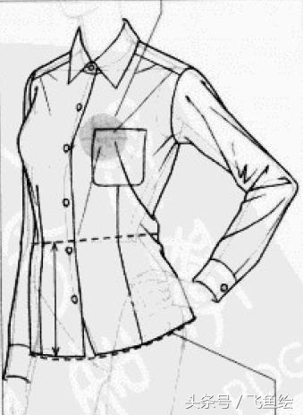 服装设计线稿基础教学,服装设计入门教程线稿