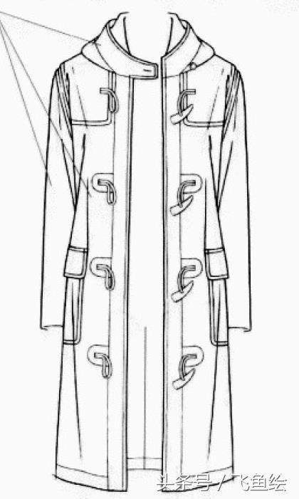 服装设计线稿基础教学,服装设计入门教程线稿