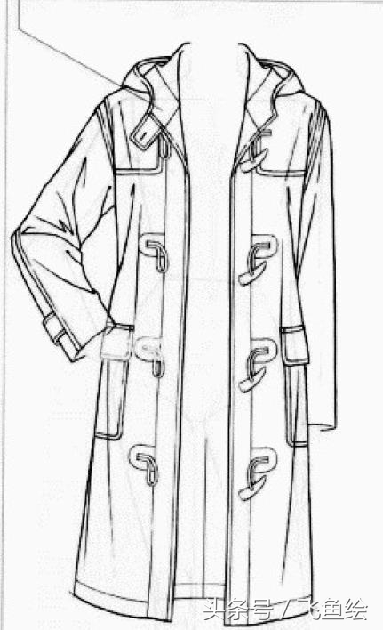 服装设计线稿基础教学,服装设计入门教程线稿