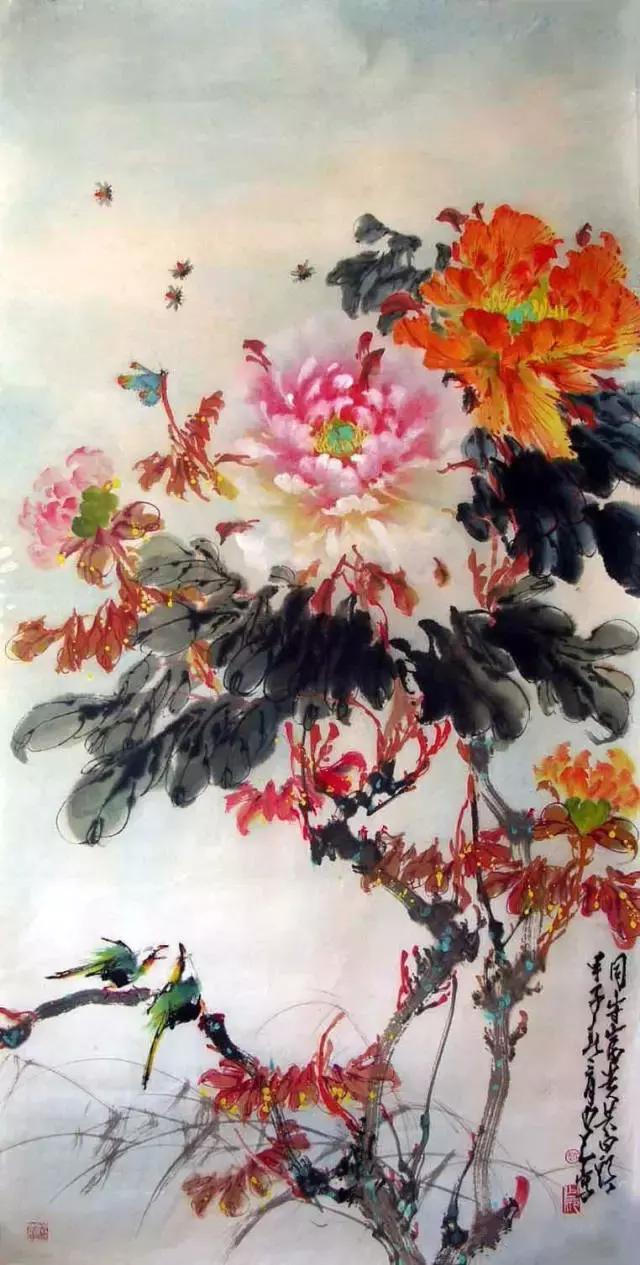 赵少昂花鸟鱼虫全集,中国花鸟大师赵少昂