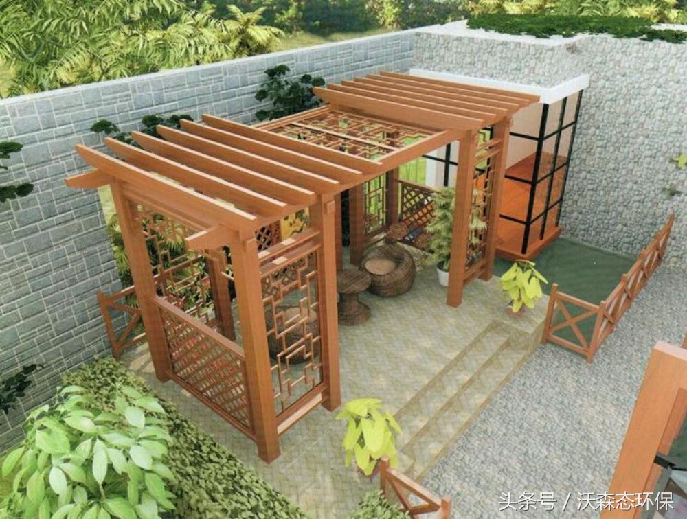 阳台花园花架,阳台花园打造轻奢花架