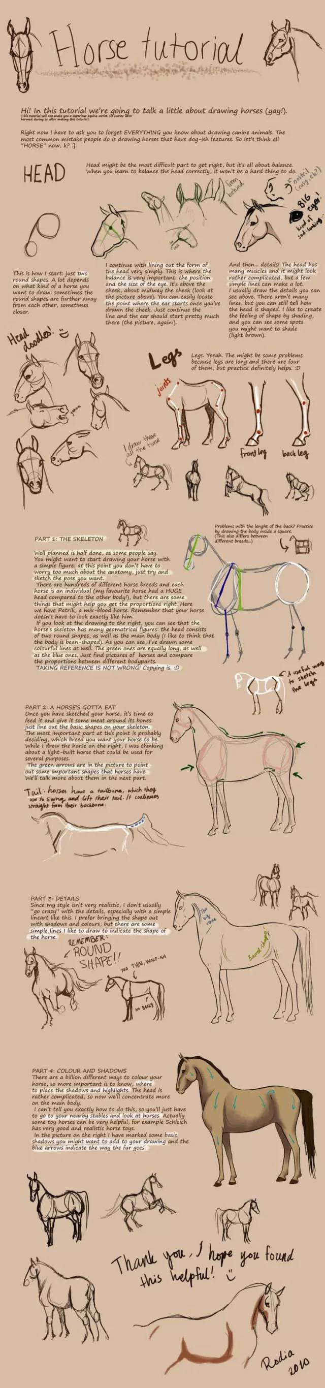 画一个简单又好看的马,教你一分钟画马