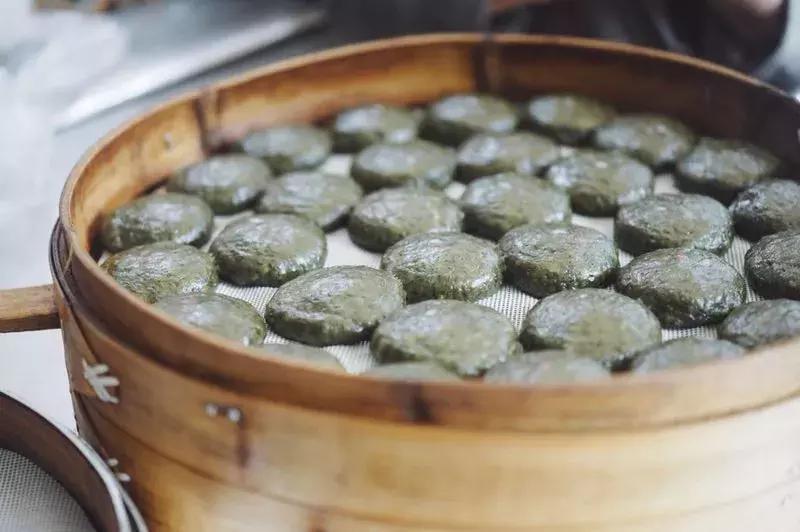 杭州网红青团店,杭州濮家新村青团