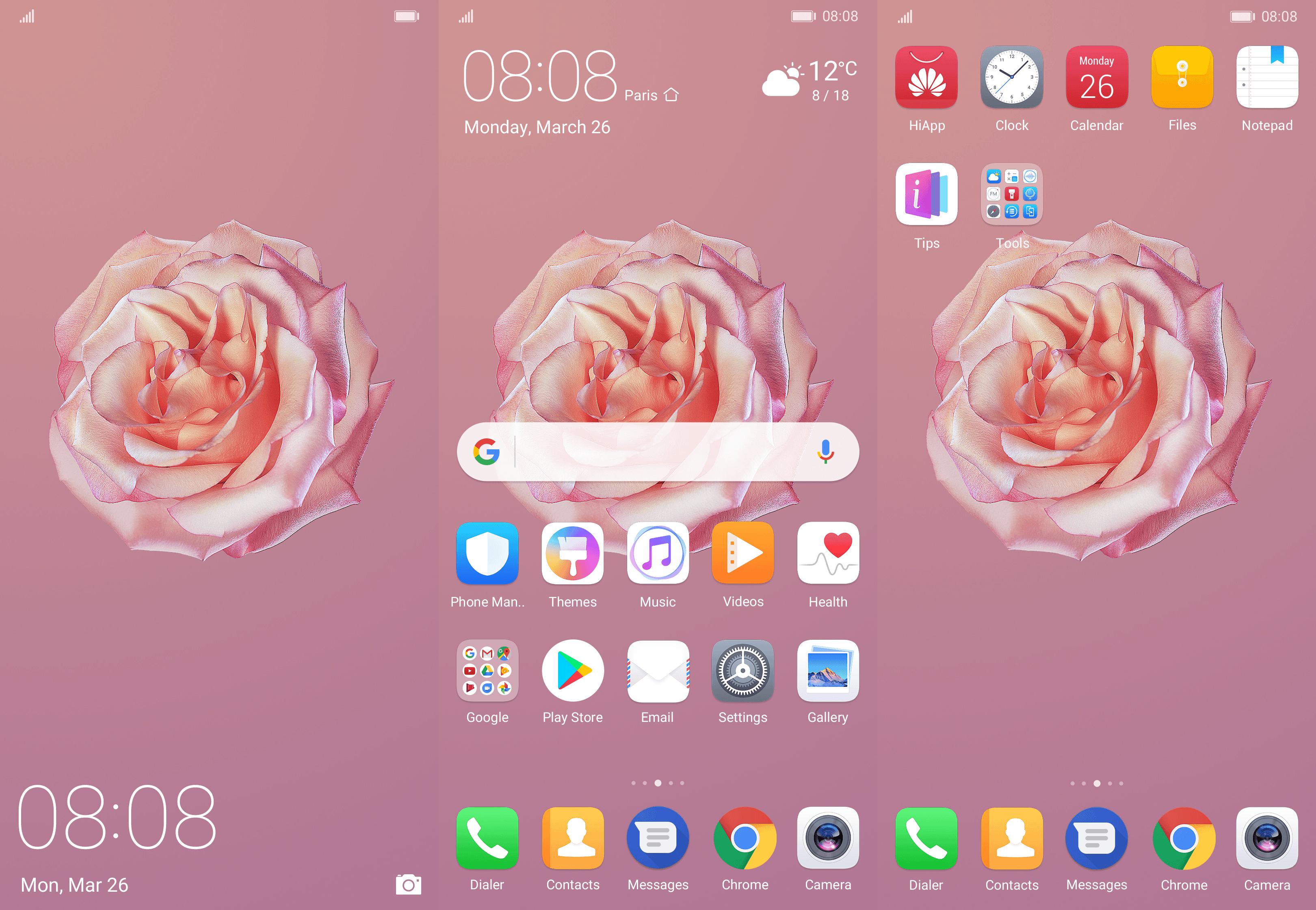 华为p20主题怎么还原最初的,华为p20新生活主题桌面布局