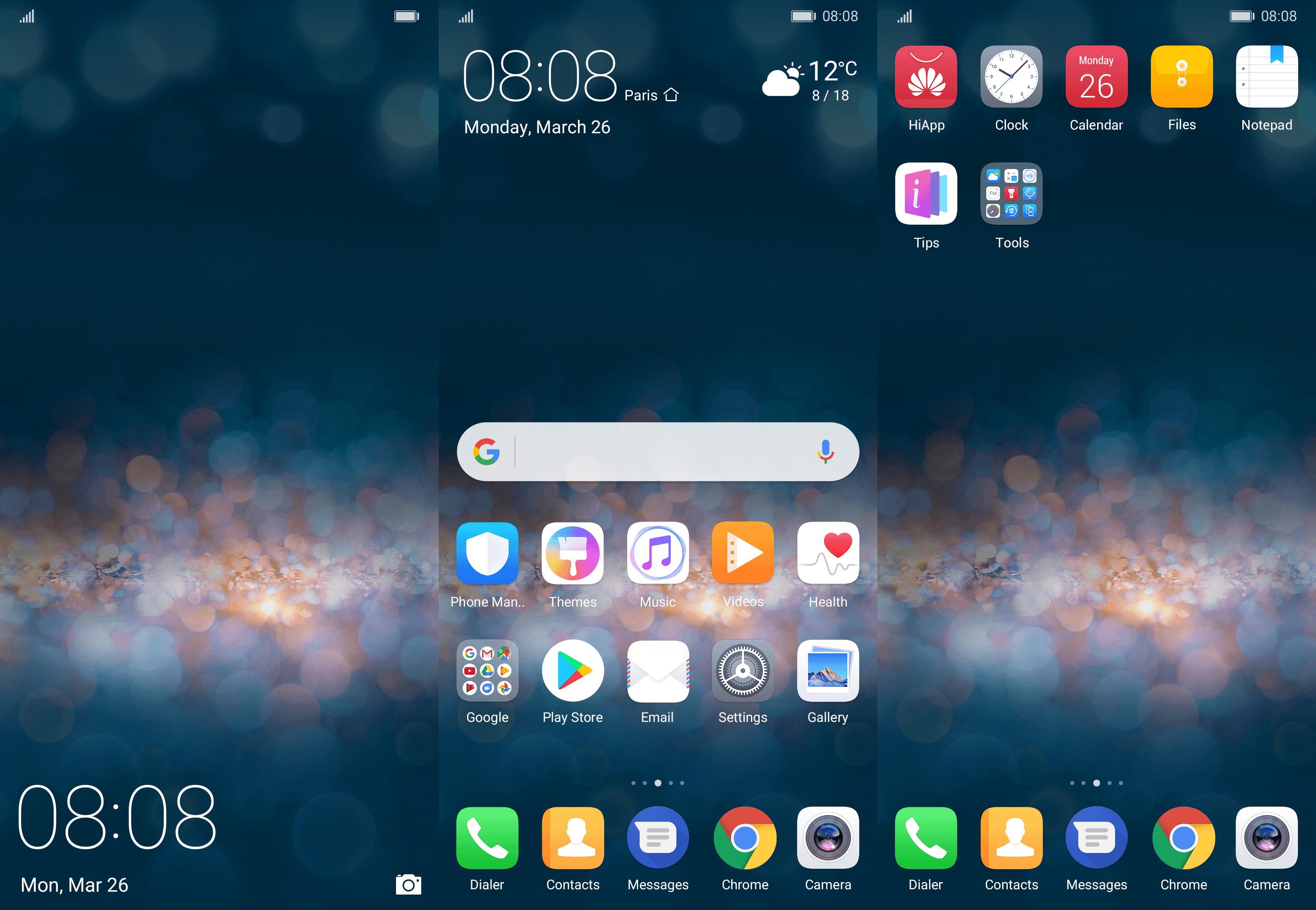 华为p20主题怎么还原最初的,华为p20新生活主题桌面布局