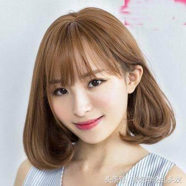 俏皮减龄中长发发型扎法,扎发发型简单又好看中长