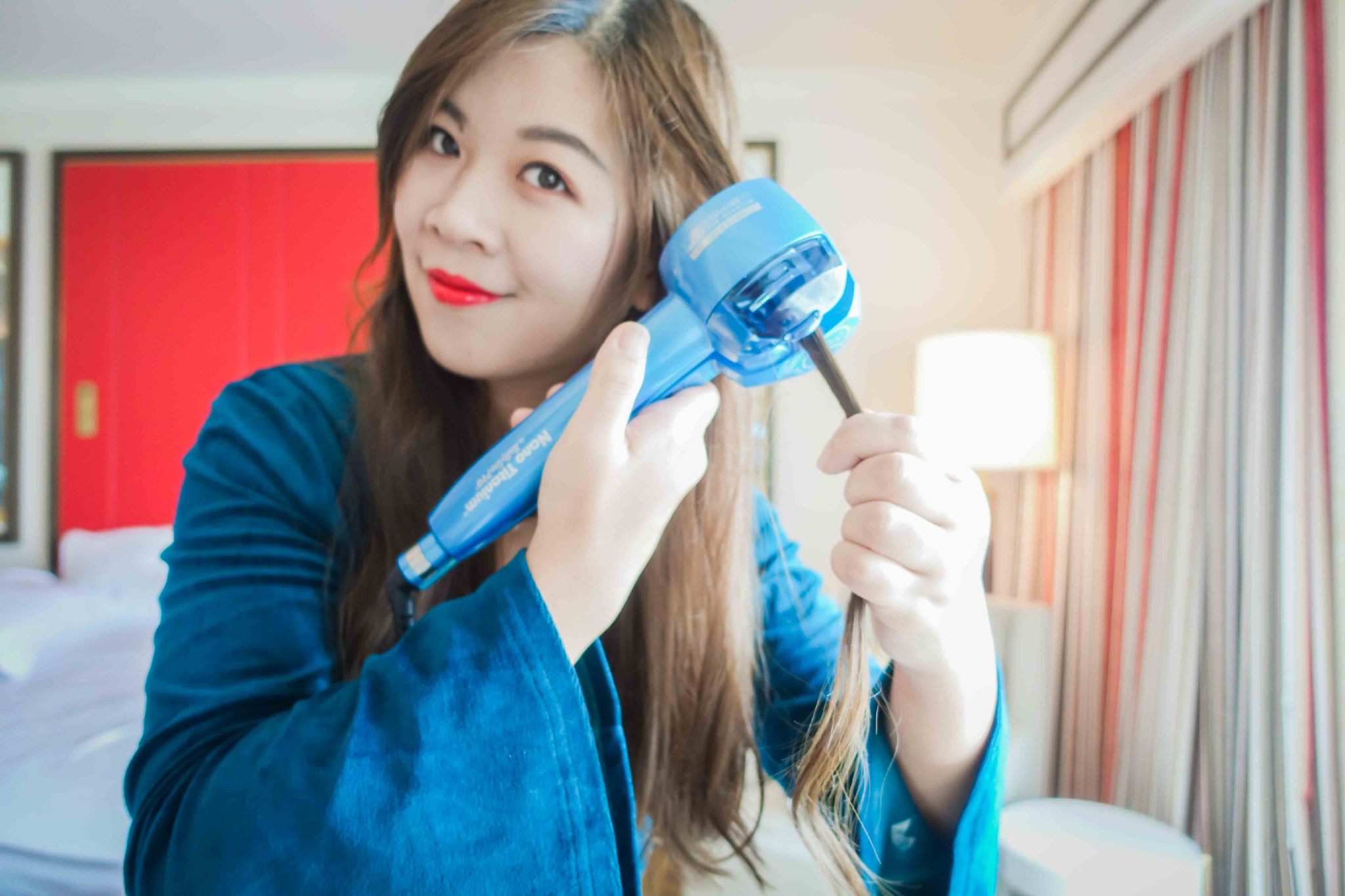 自动卷发棒怎么卷港风卷发,手残党齐肩卷发神器