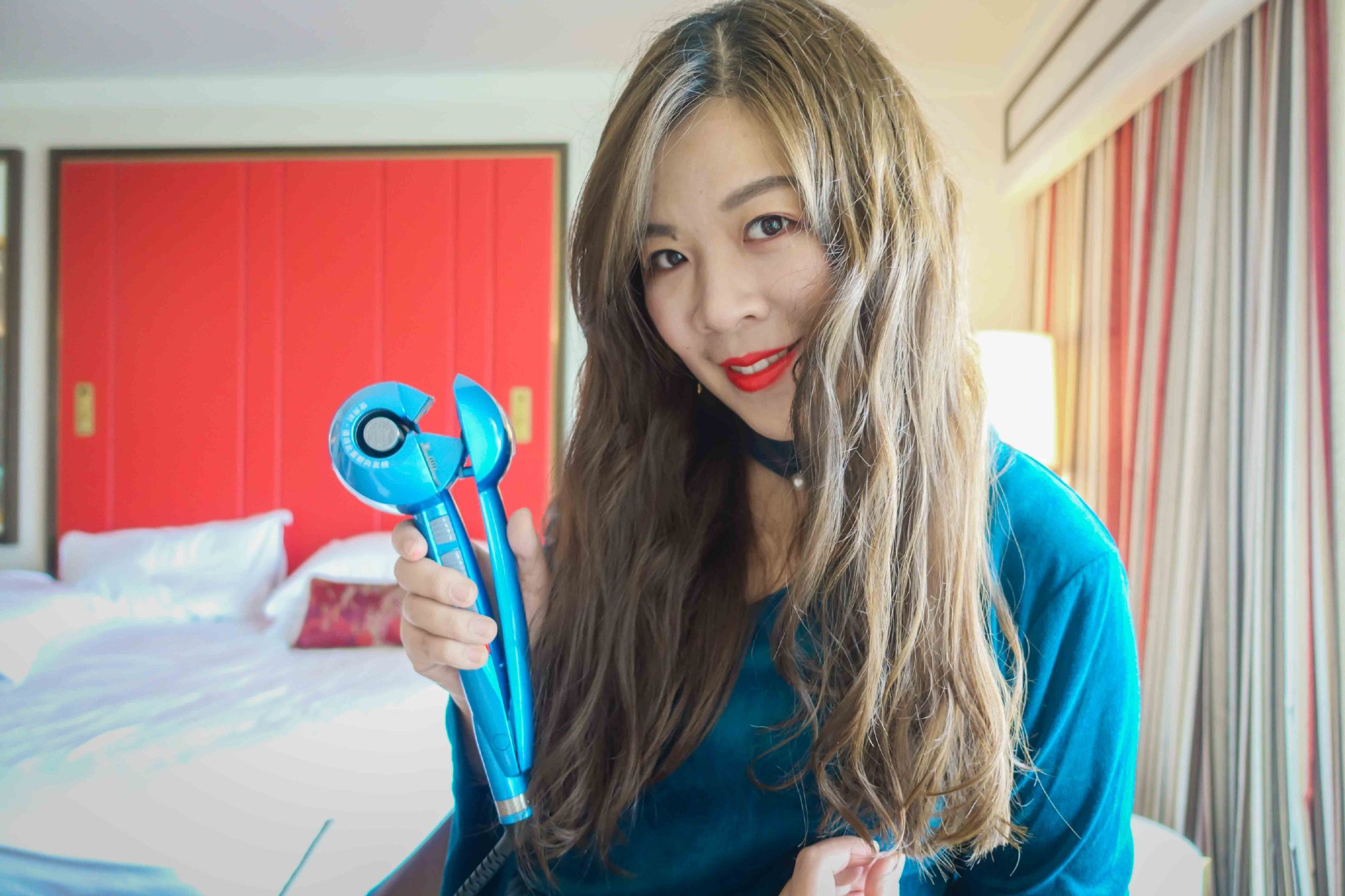 自动卷发棒怎么卷港风卷发,手残党齐肩卷发神器