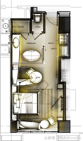 酒店标准间设计方案,星级酒店设计标准案例图片