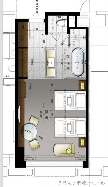 酒店标准间设计方案,星级酒店设计标准案例图片