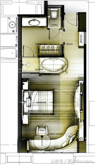 酒店标准间设计方案,星级酒店设计标准案例图片