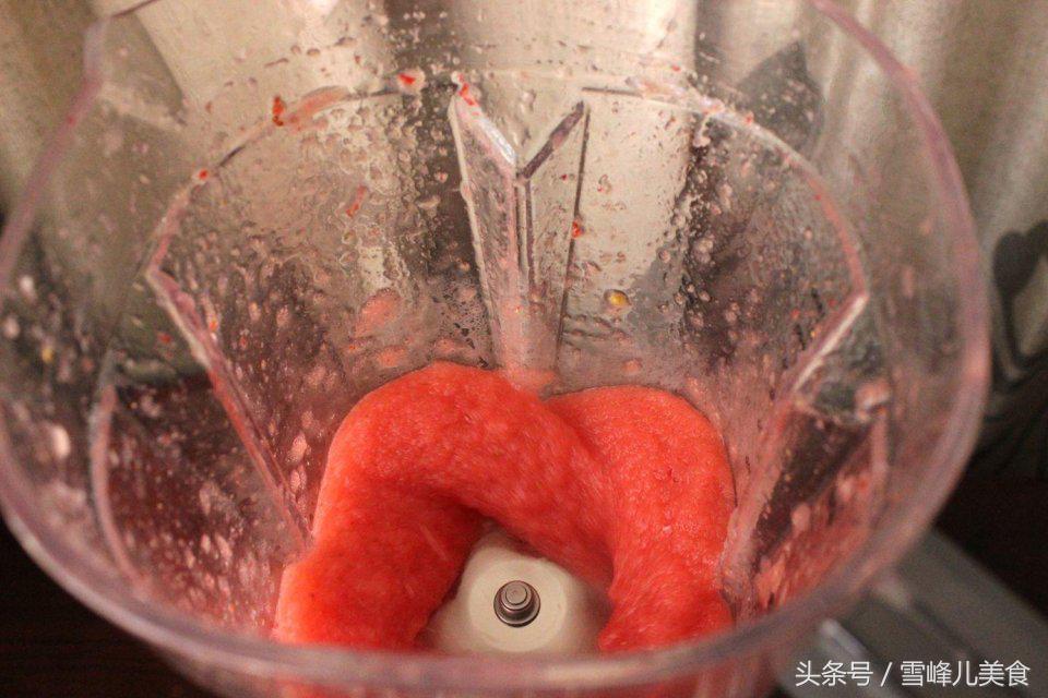 在家做西瓜沙冰的做法,怎样做清爽热带水果沙冰