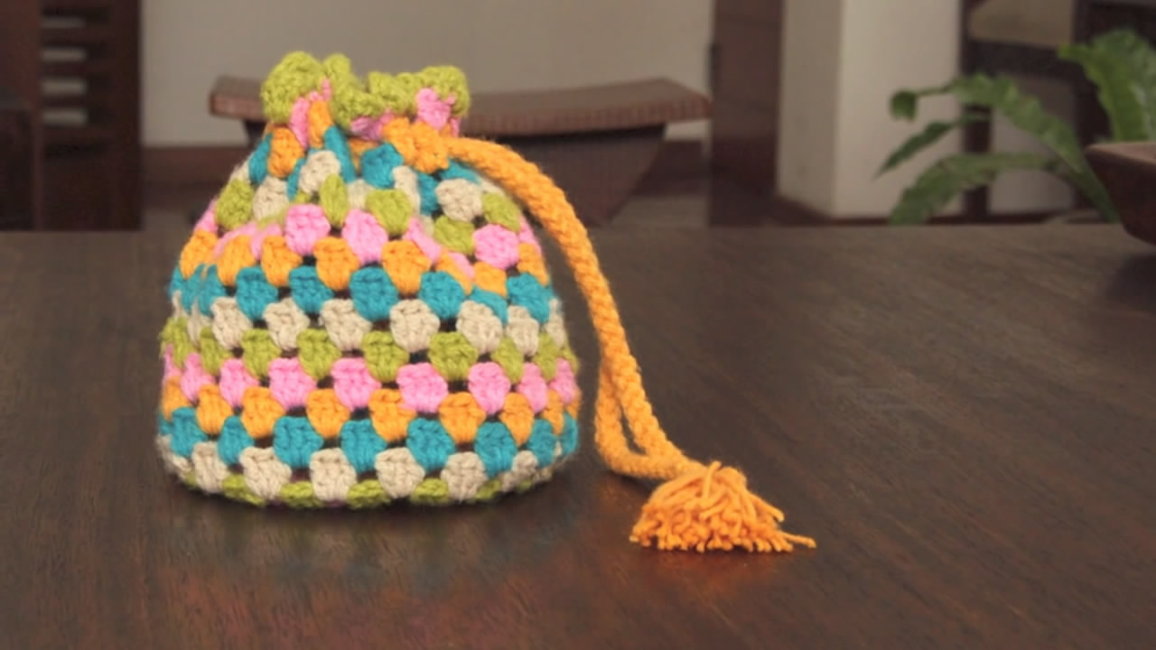 手工钩织包包的教程,40-50岁妈妈包包钩织教程斜挎