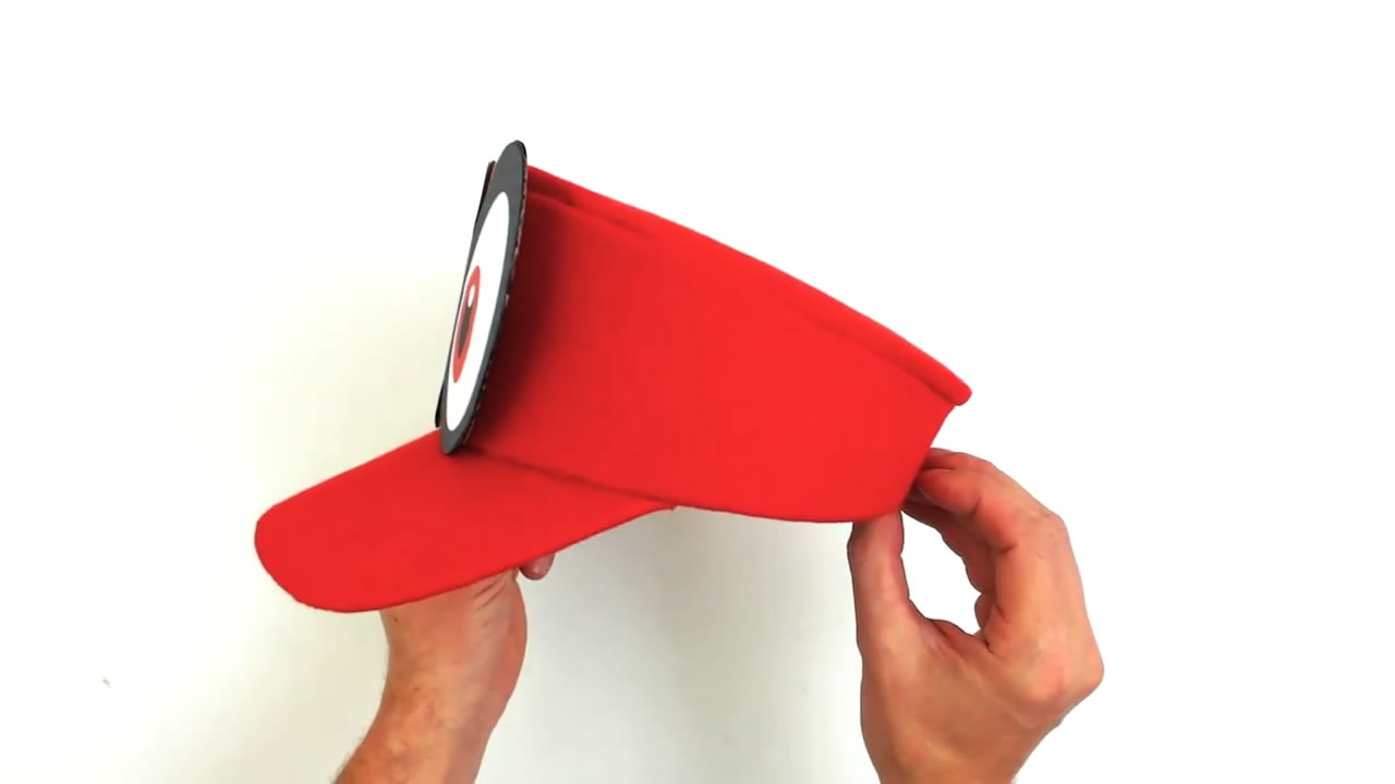 超级玛丽的帽子折纸,超级玛丽变身面具怎么做