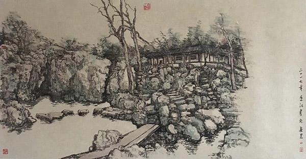 宋景江书画欣赏,宋景江画家