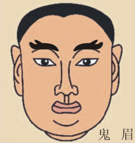 鬼眉罗汉眉剑眉,狮子眉罗汉眉