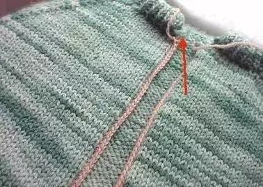 简单款套头毛衣完整版教程,套头毛衣忘记留领窝咋补救