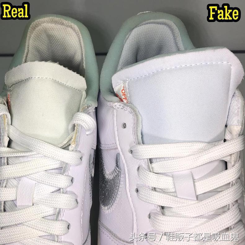 owaf1联名真假对比,af1ow白联名真假对比