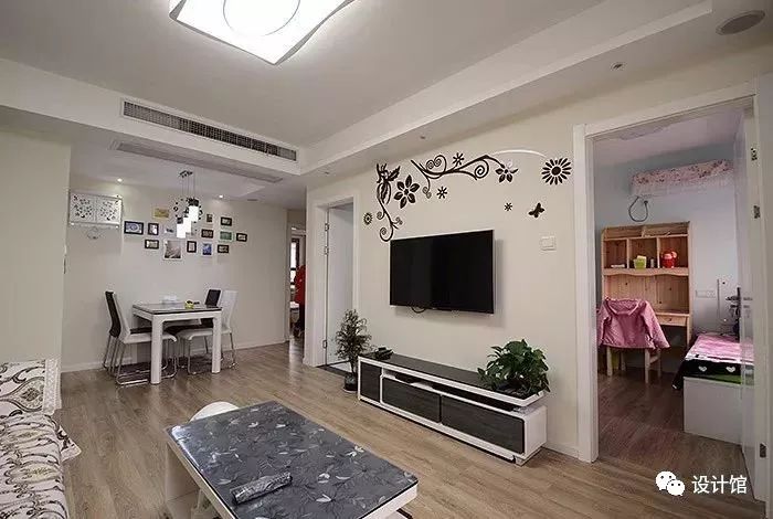 电视背景墙小如何设计好看,小面积的电视背景墙