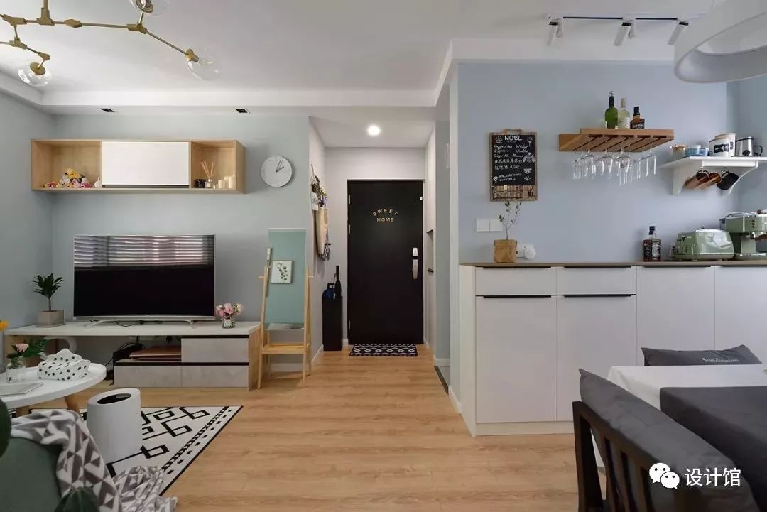 电视背景墙小如何设计好看,小面积的电视背景墙