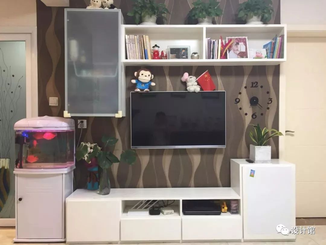 电视背景墙小如何设计好看,小面积的电视背景墙